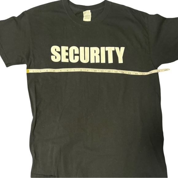 Black short sleeve Security T Shirt . M - Picture 5 of 7